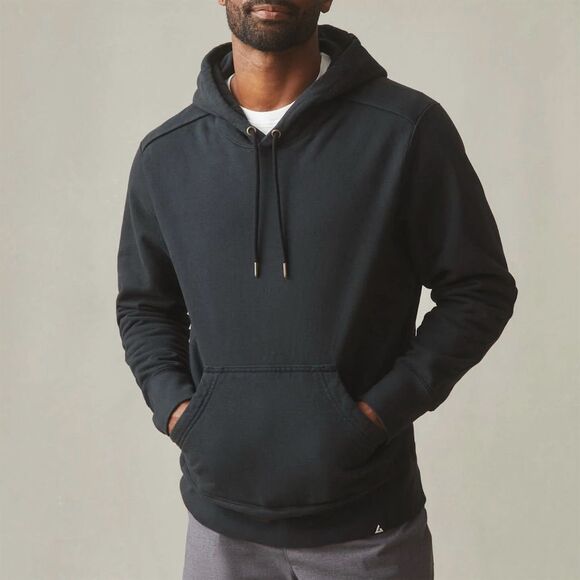NWOT American Giant Men's Black Classic Pullover Hoodie L Cozy - Picture 1 of 7